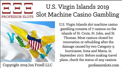 Online Gambling in the Virgin Islands .